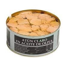 Yellowfin tuna trunk in olive oil per doos van 4
