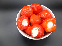 [9163] Peppadew met zacht roomkaas