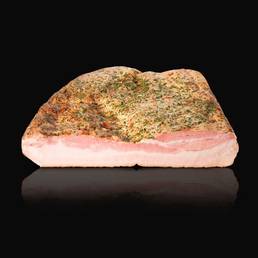 [9199] Traag gegaard buikspek    Duroc dolives - 19.50€/kg